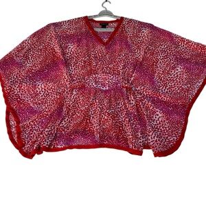 Lane Bryant Semi Sheer Poncho Style Size 18/20 Multicolor